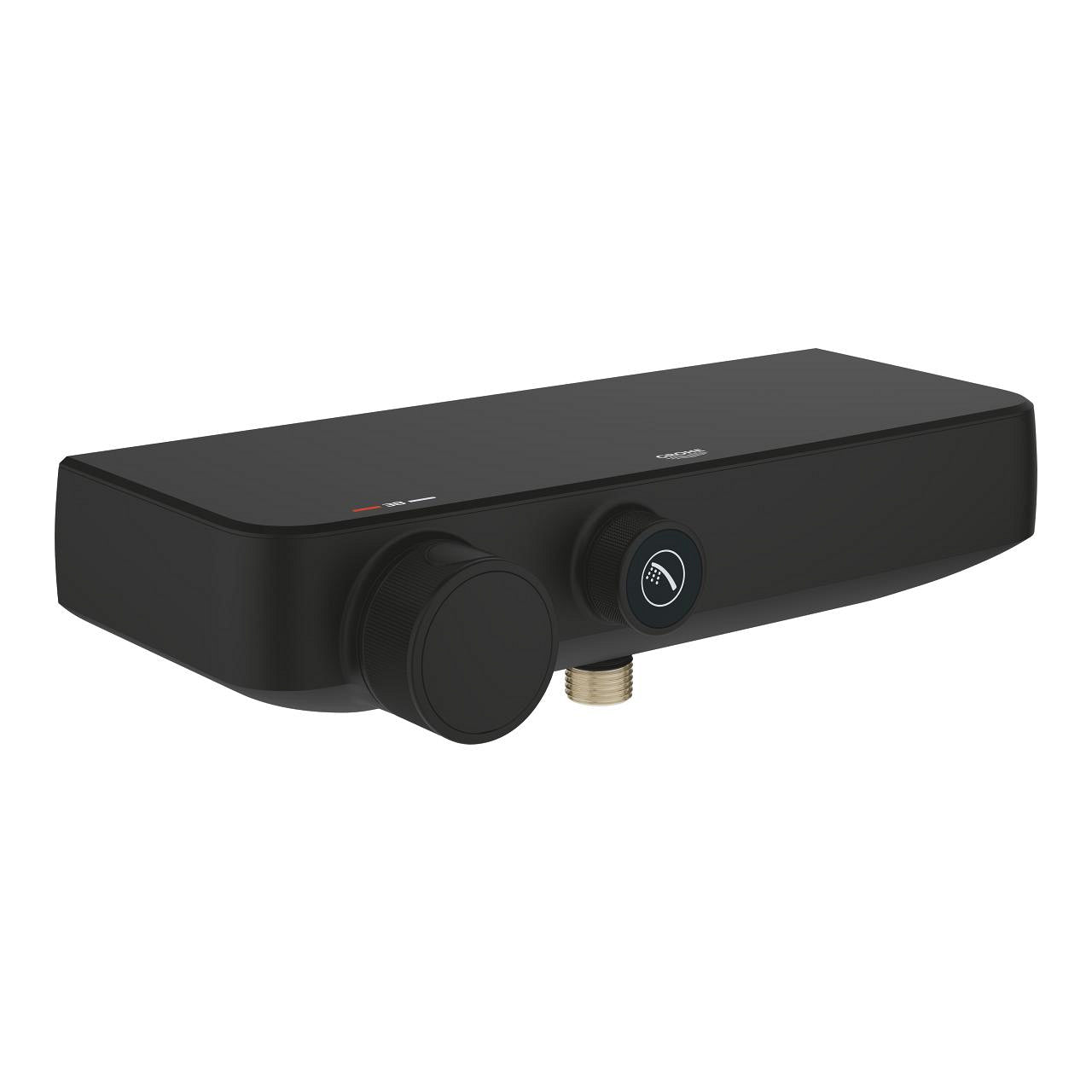 Dusjbatteri termostat Phantom Black Grohe Grohtherm SmartControl forfra