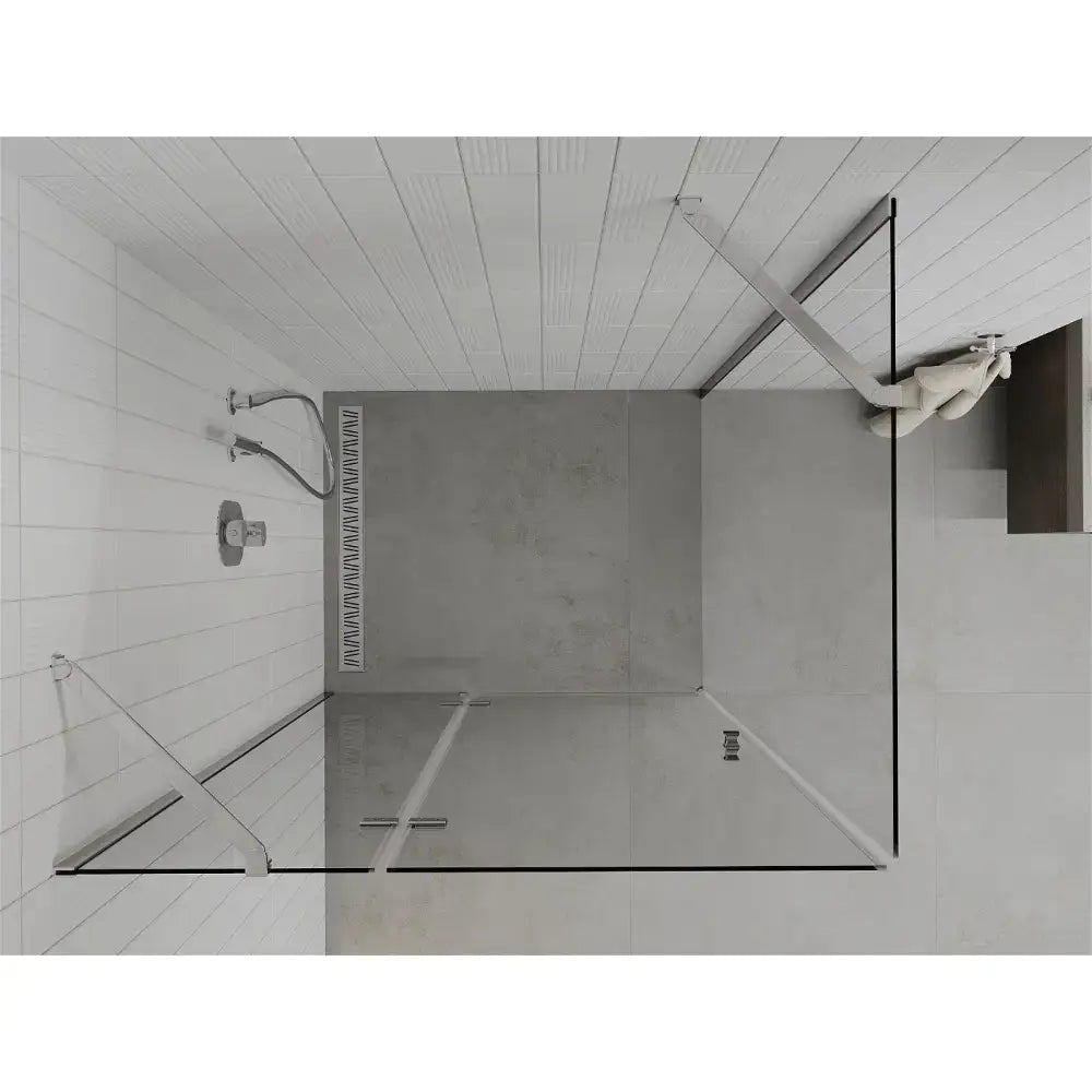 Dusjhjørne 90x70 Cm Krom