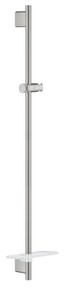 Dusjstang 900 mm børstet stål Grohe Rainshower SmartActive forfra