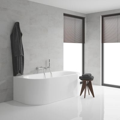 Montering av Ettgreps badekarbatteri med dusjsett krom Grohe Essence New
