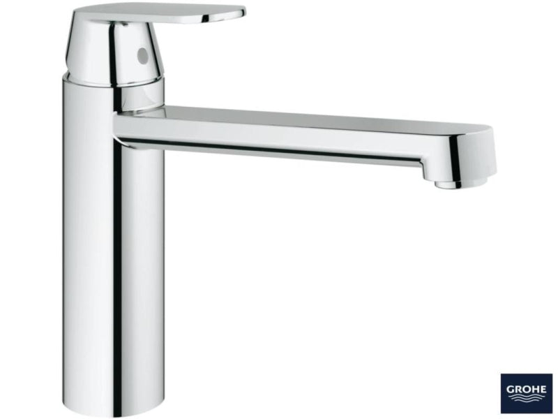 Montert kjøkkenbatteri krom Grohe Eurosmart Cosmopolitan
