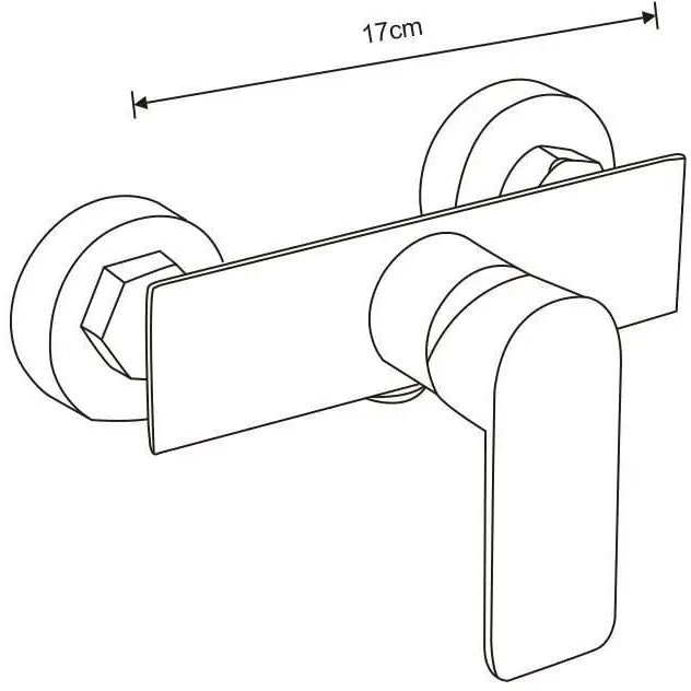 Alfa Df54 Dusjsett Hvit/krom - 745704df54