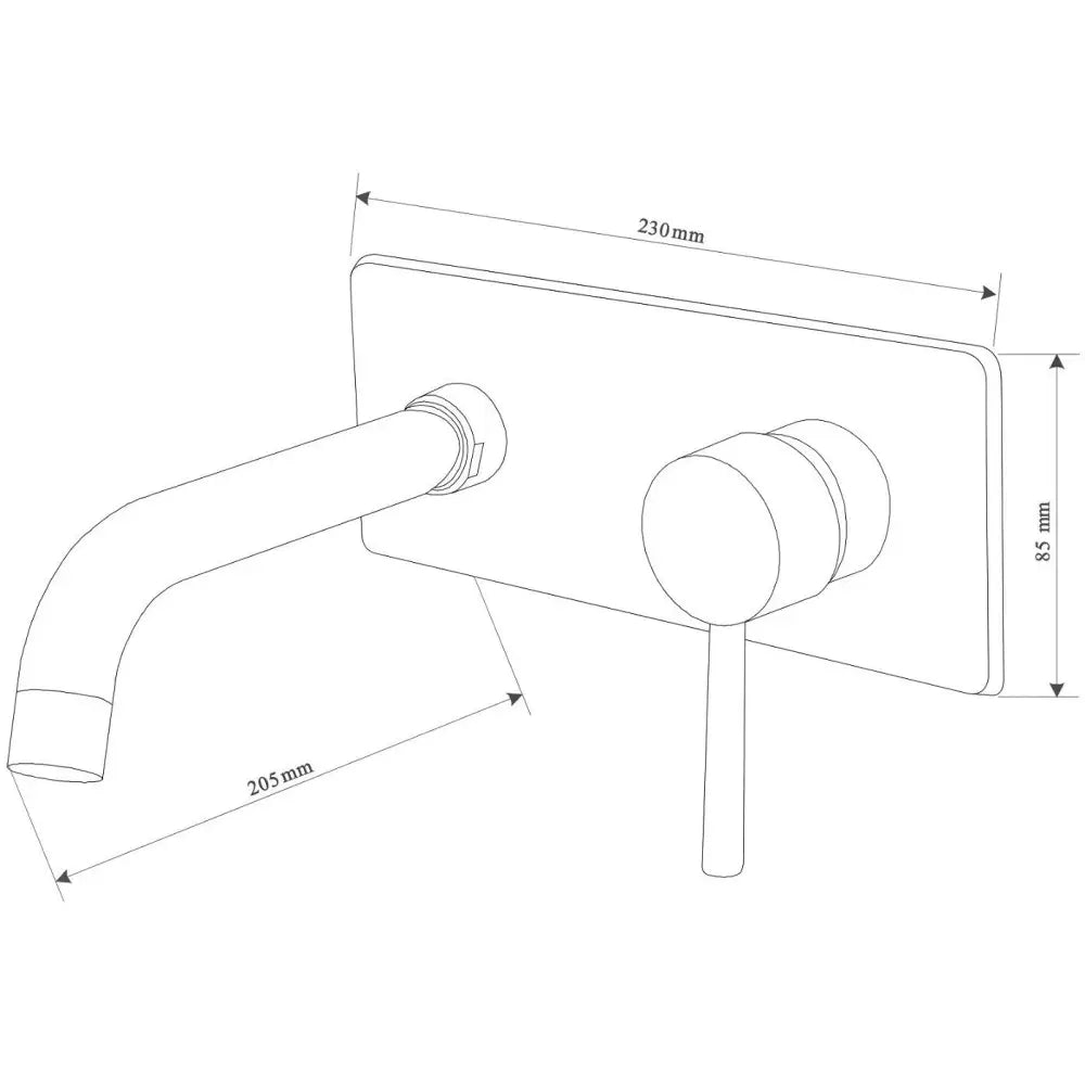 Alma Innfelt Servantbatteri Svart - 75115-