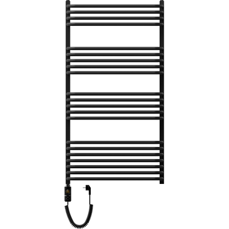 Håndkletørker Apollo 1210 x 650 mm, 900 W, Sort