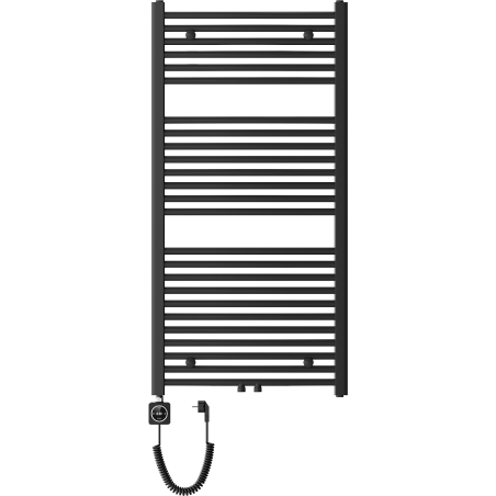 Håndkletørker Ares 1200 x 600 mm, 600 W, Sort, Premium