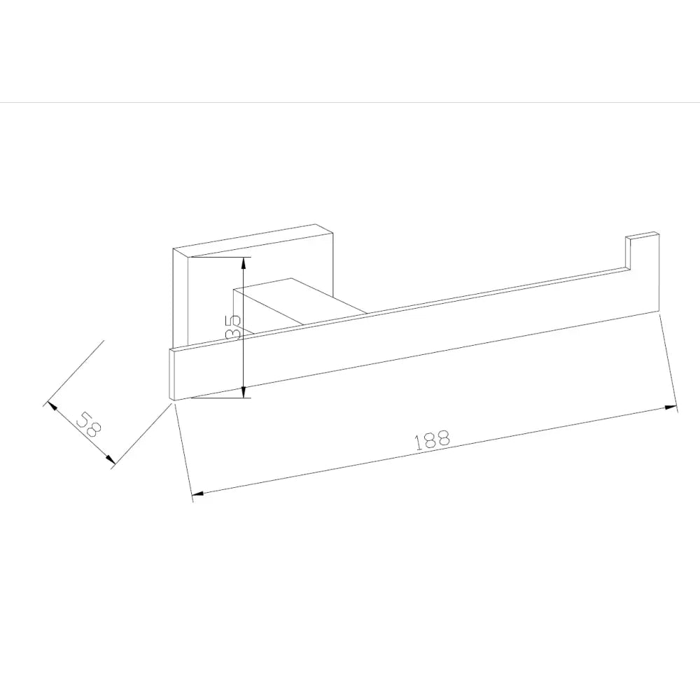 Arno Toalettpapirholder Krom - 70207333