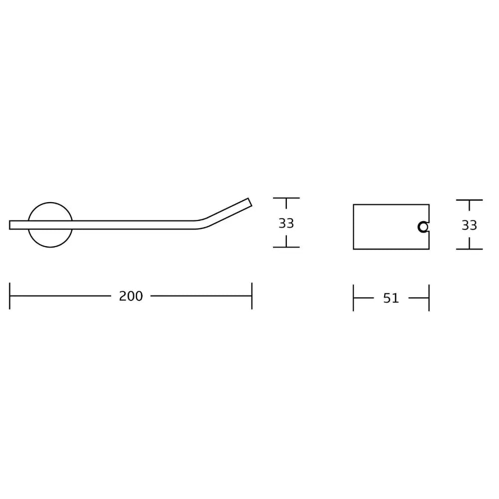 Aron Toalettpapirholder Svart - 7088133