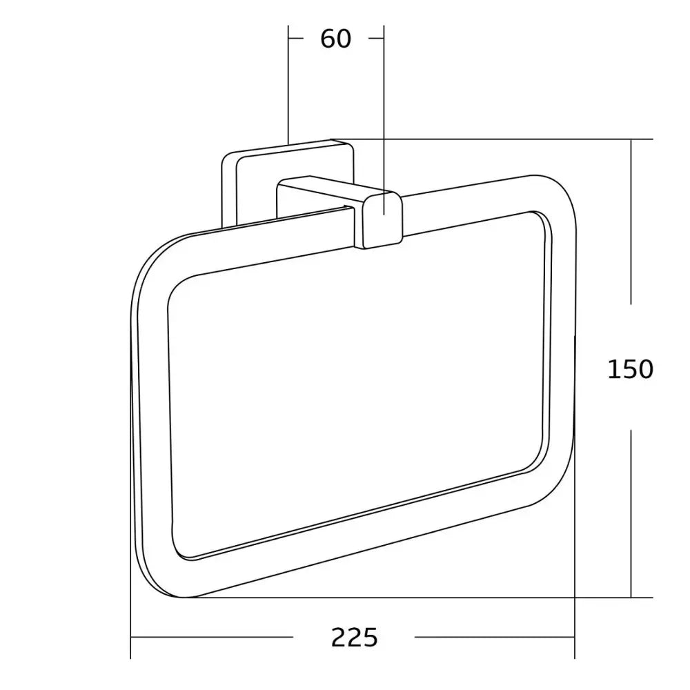 Asis Håndklehenger Gull - 7017632