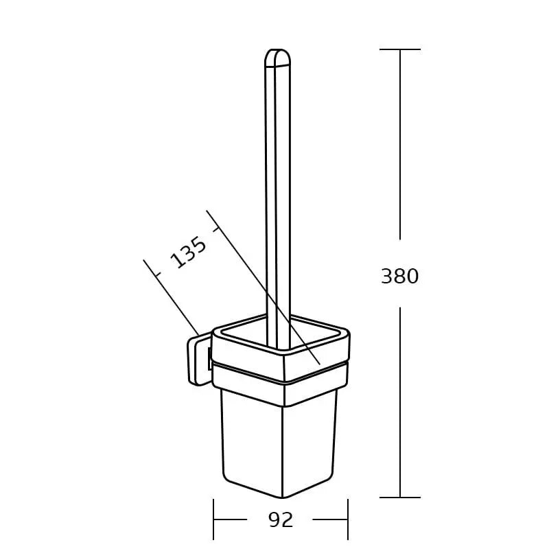 Asis Toalettbørste Gull - 7017650