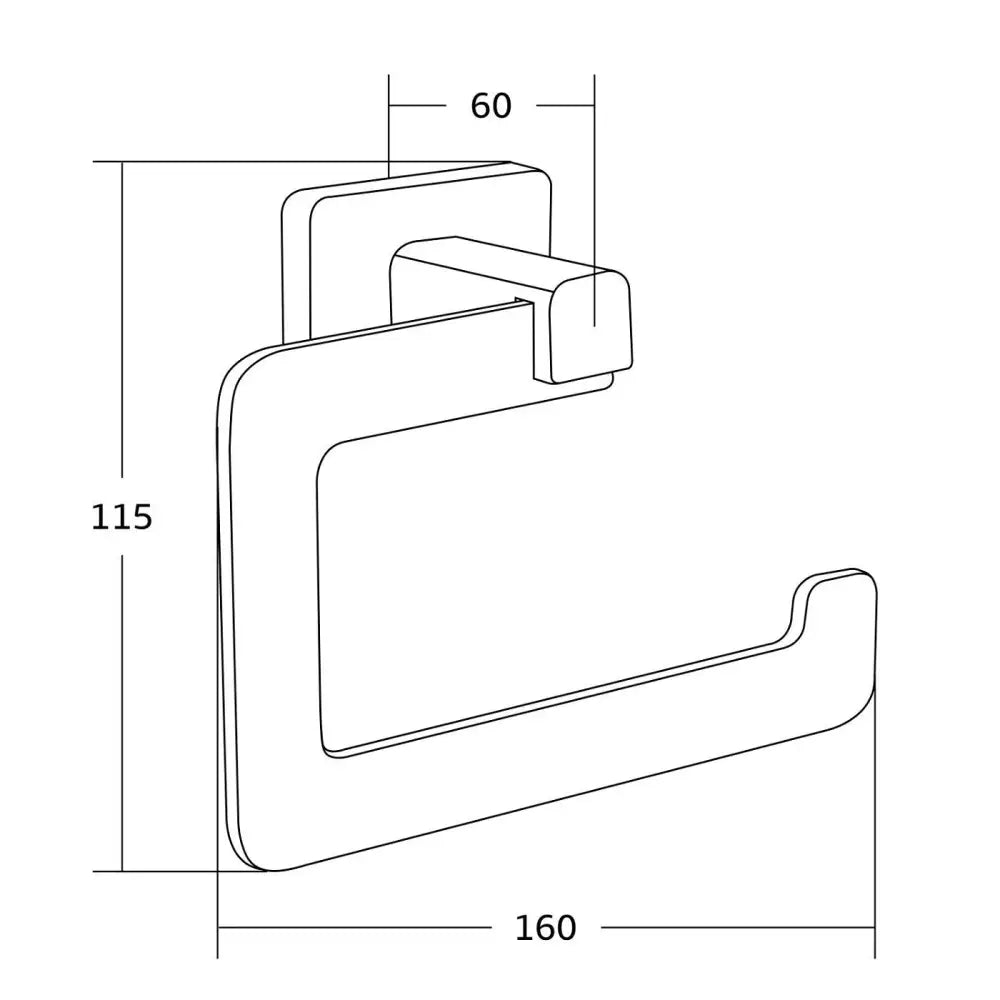 Asis Toalettpapirholder Gull - 7017633