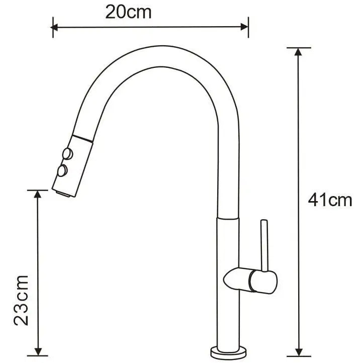 Kjøkkenbatteri Svart S3