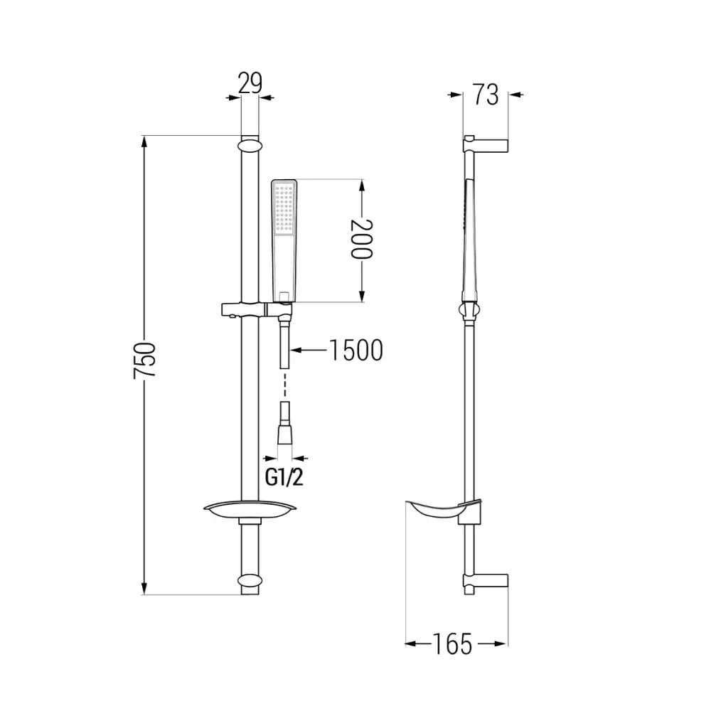 Axel Db72 Badekarpakke Krom - 73803db72