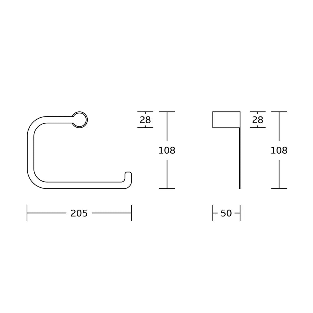 Base Håndklehenger Gull - 70882321