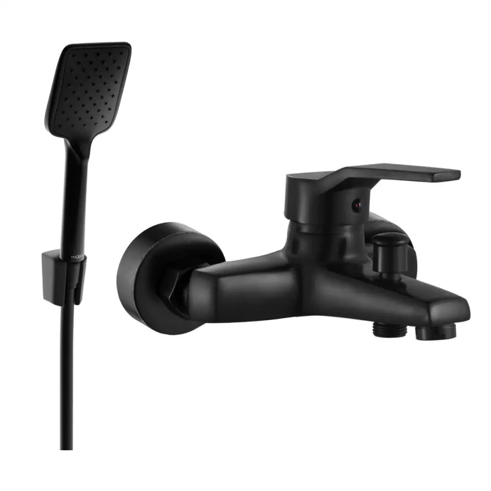Caro R62 Badekarsbatteri med Dusjsett Svart - 74663r62-