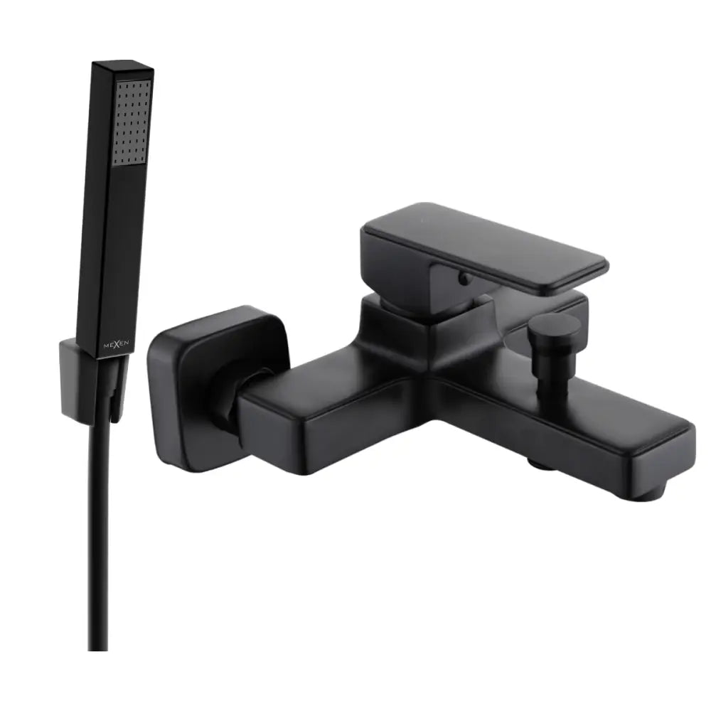 Cetus R77 Badekarsbatteri med Dusjsett Svart - 74433r77