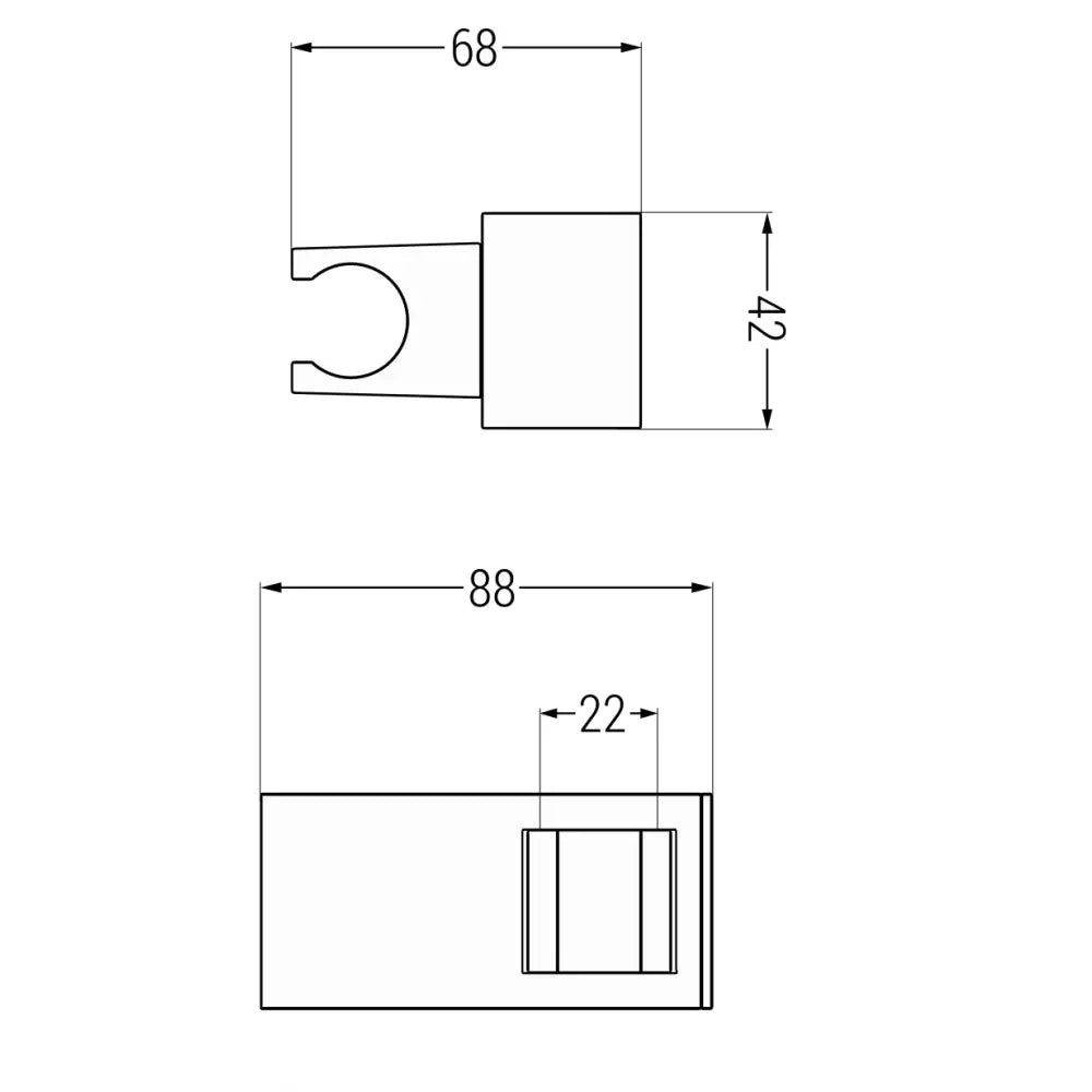 Dusjhåndtak Krom - 79355-