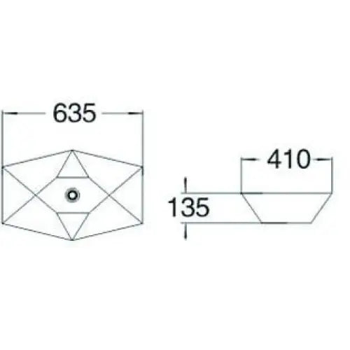 Elena Servant for Benkeplate 63x41 Cm Hvit