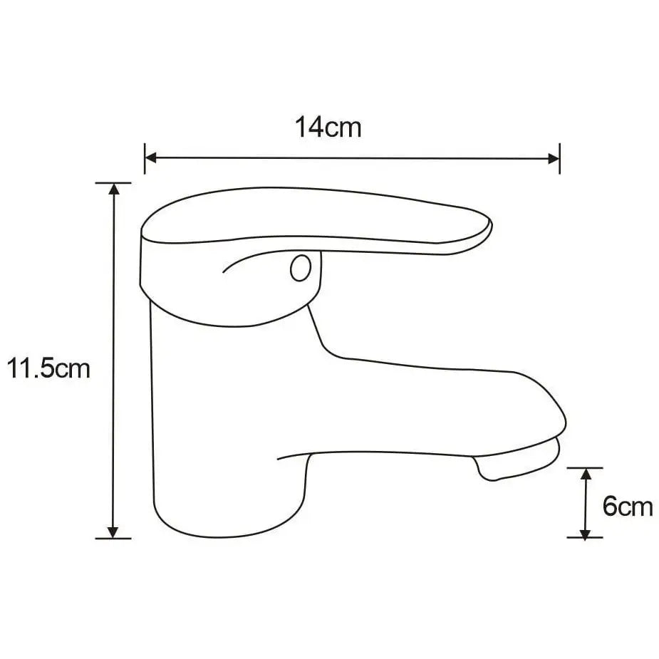 Erica R05 Badekarpakke Krom - 746403r05