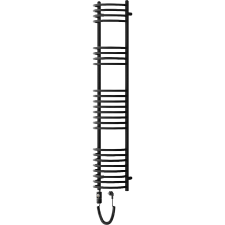 Håndkletørker Eros 1600 x 318 mm, 600 W, Sort