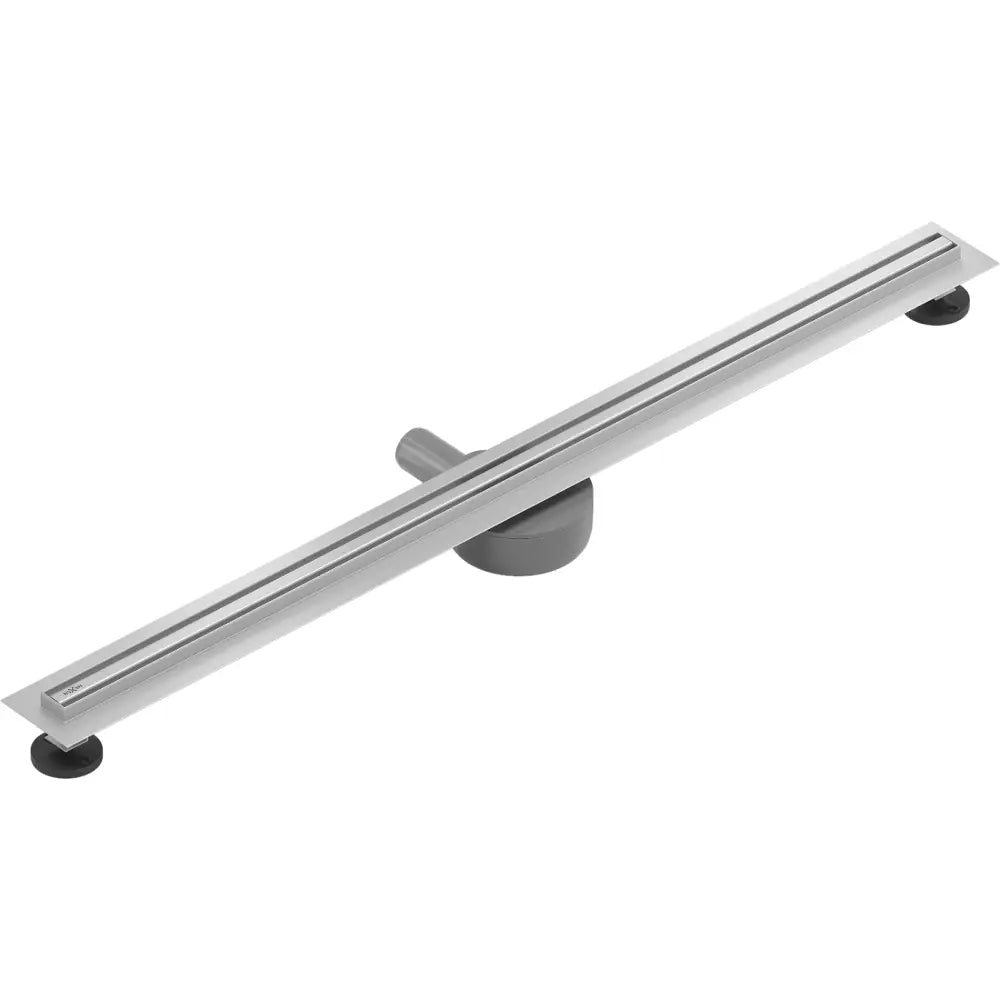 Flat 360° Slim Roterende Linjeavløp 100 Cm Krom