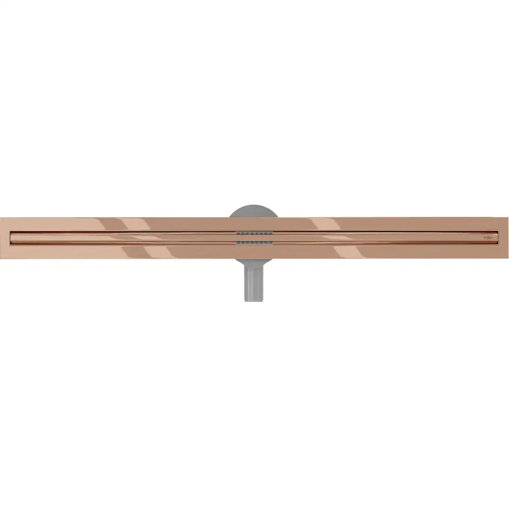 Flat 360° Slim Roterende Linjeavløp 100 Cm Roségull