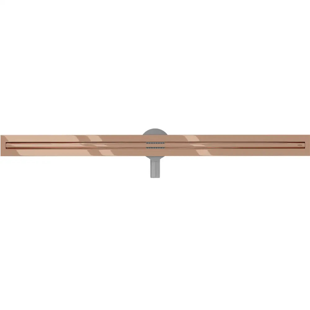 Flat 360° Slim Roterende Linjeavløp 120 Cm Roségull