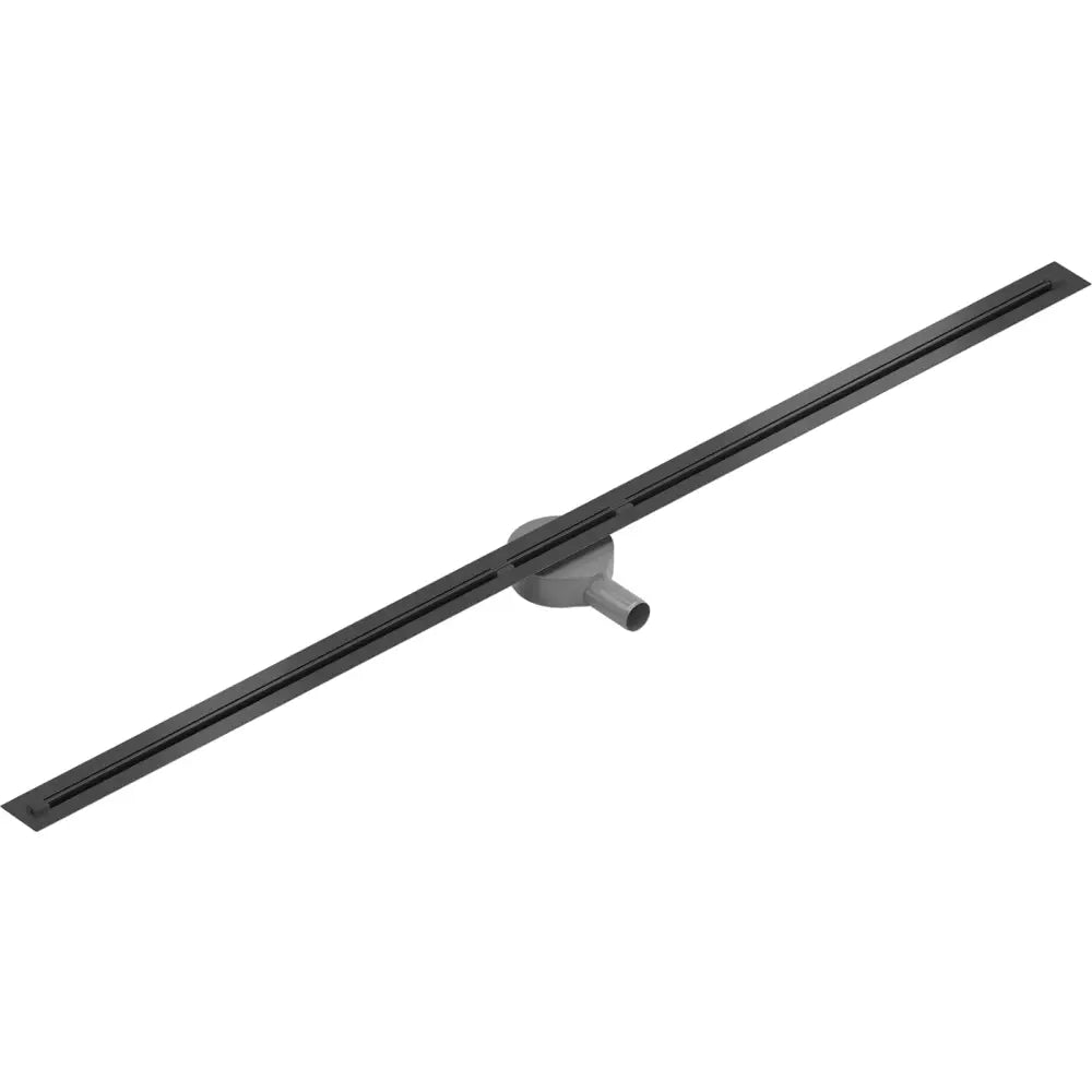 Flat 360° Super Slim Roterende Linjeavløp 150 Cm Svart