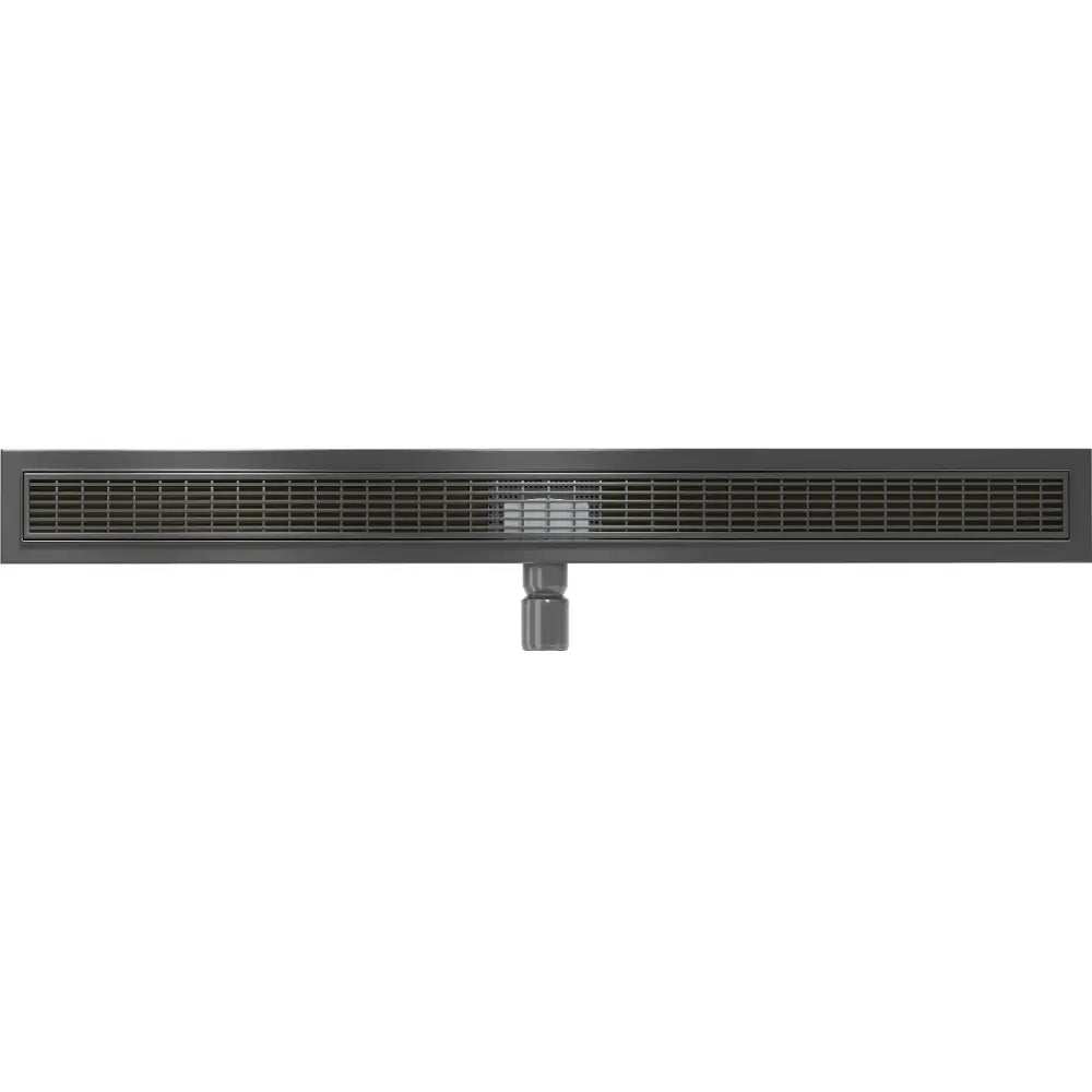 Flat M33 Linjeavløp 100 Cm Sort - 1733100