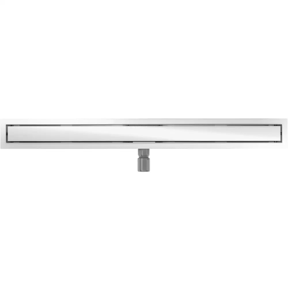 Flat Mgw Lineær Avløp 100 Cm Hvitt Glass - 1027100