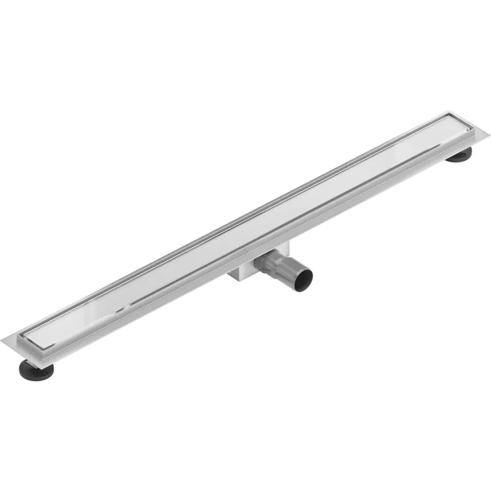 Flat Mgw Lineær Avløp 80 Cm Hvitt Glass - 1027080