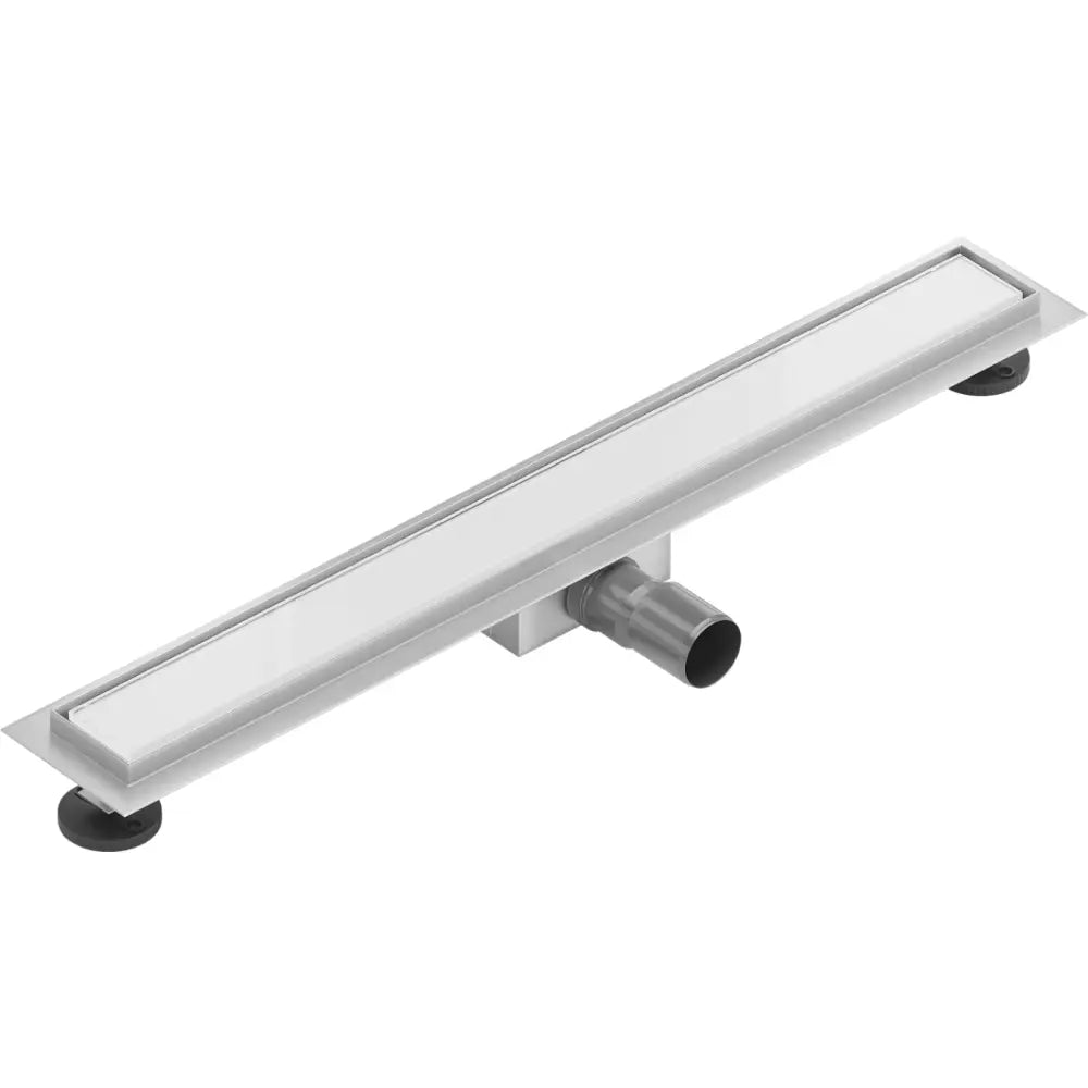 Flat Mgw Linjeavløp 70 Cm Hvitt Glass - 1027070