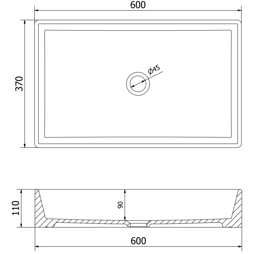 Goya Servant for Nedfelling 60x37 Cm Hvit