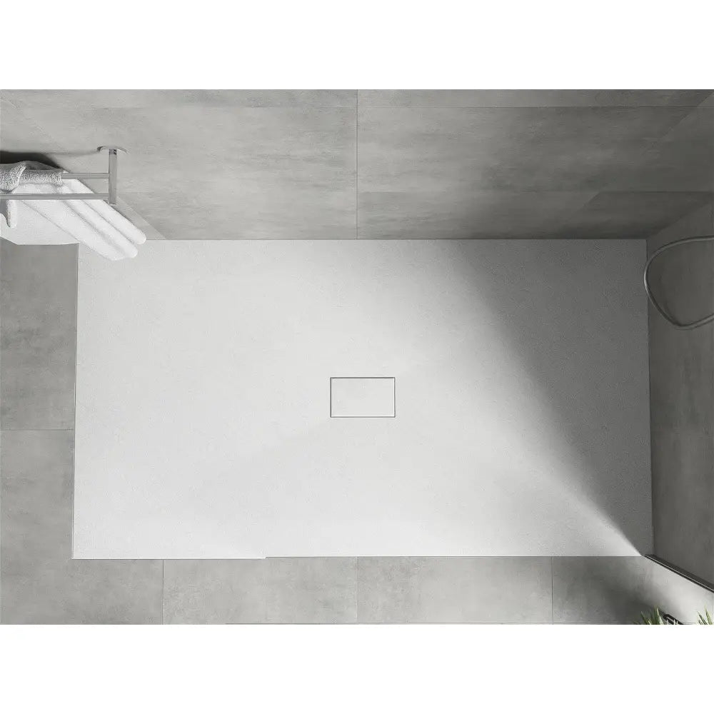 Hugo Rektangulær Smc Dusjbrett 180x100 Cm Hvit