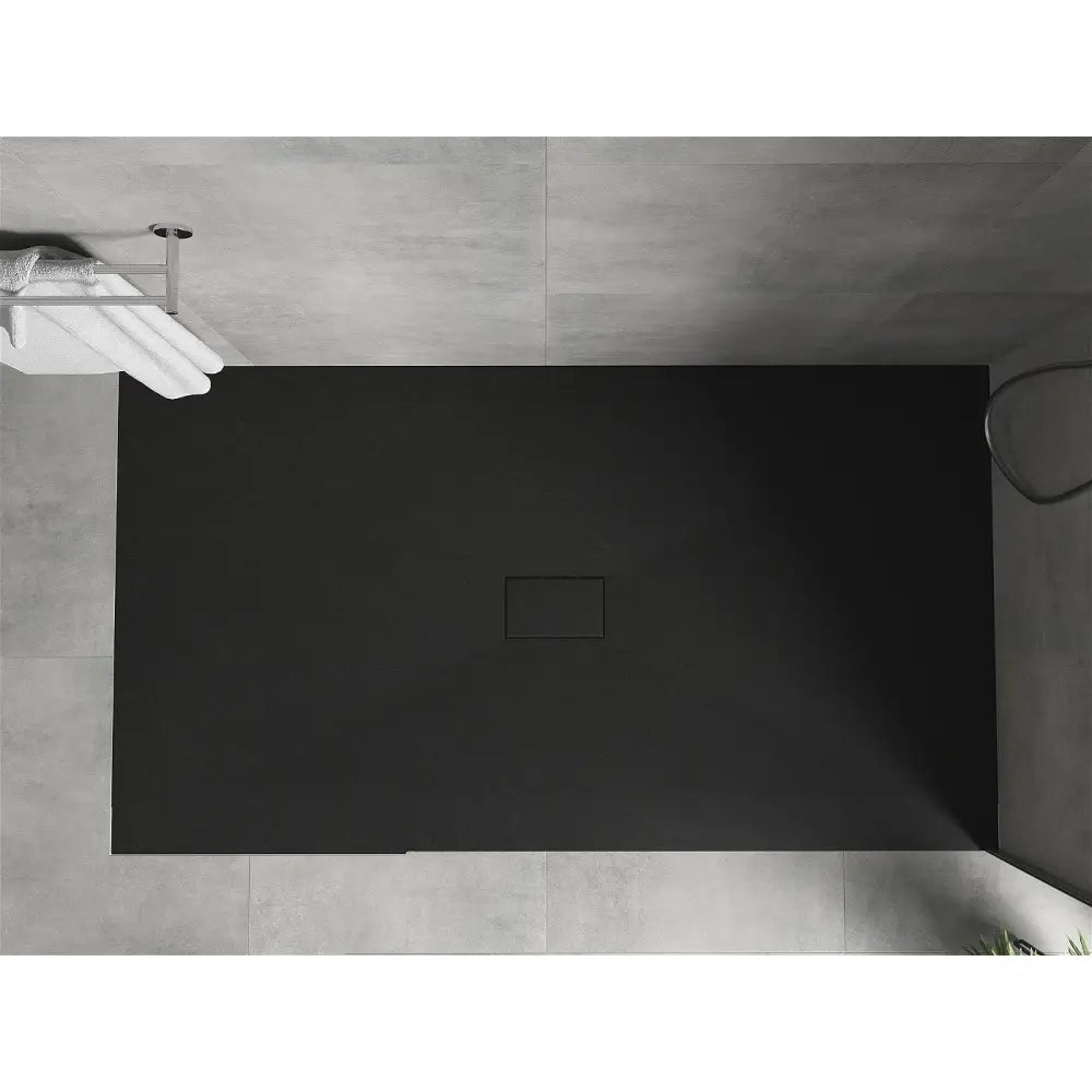 Hugo Rektangulært Smc-dusjbrett 180x100 Cm Svart