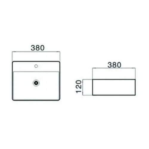 Kira Servant for Benkeplate 38x38 Cm Hvit