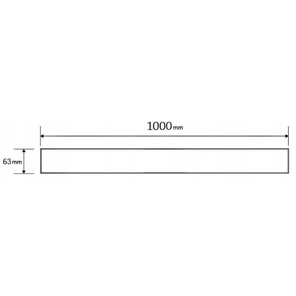 M08 Skjuler for Lineær Avløp 100 Cm Krom
