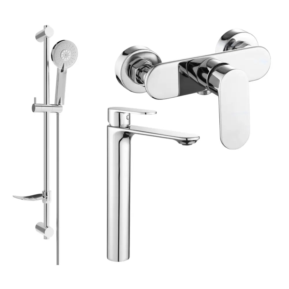 Milo Df40 Dusjsett Krom - 71314df40