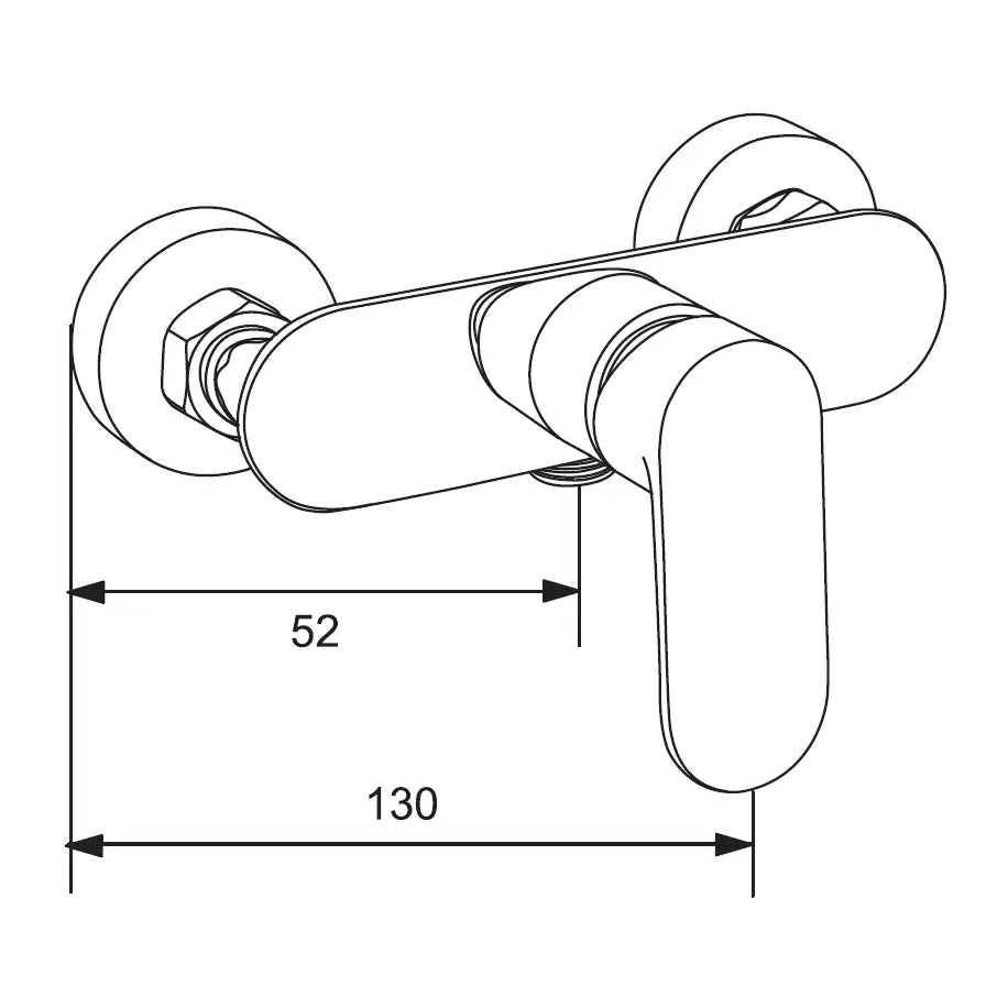 Milo Dusjbatteri Svart - 71340-