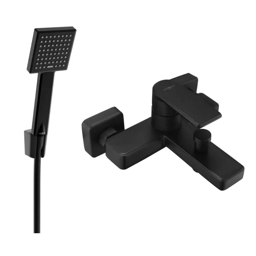 Mino R45 Badekarbatteri med Dusjsett Svart - 7243r45