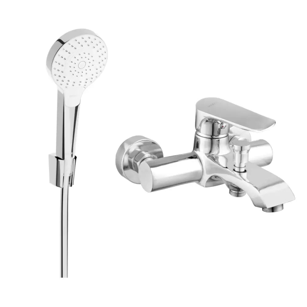 Pecos R05 Badekarsbatteri med Dusjsett Krom - 7273r05-
