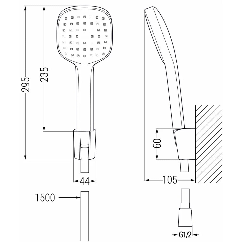 Dusjsett Svart S23