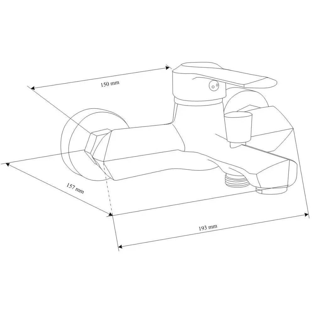 Sabre Db74 Badekarsett Krom - 72103db74