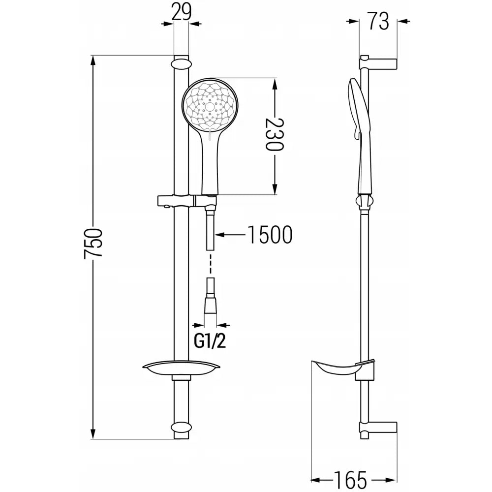 Sabre Db74 Badekarsett Krom - 72103db74