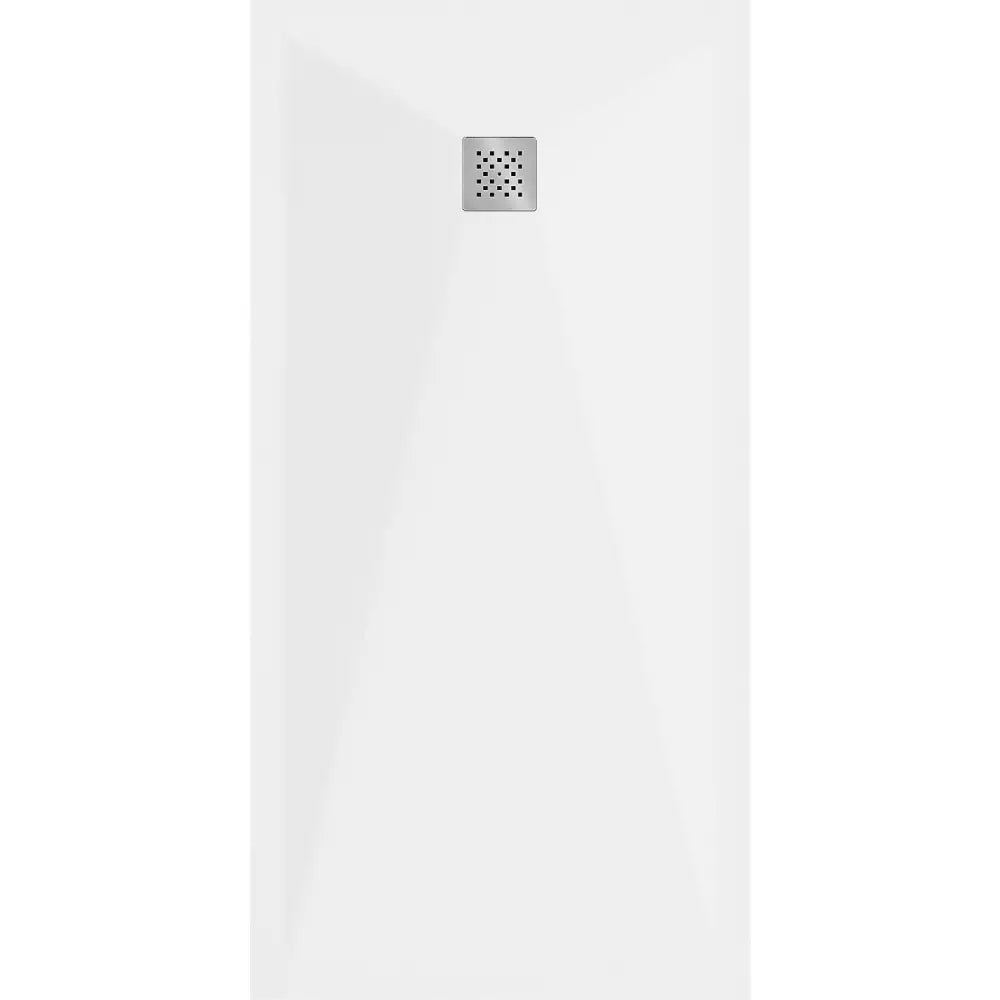 Stone + Rektangulært Kompositt Dusjbrett 180x90 Cm Hvitt