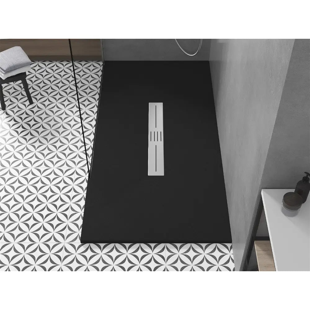 Toro Dusjbrett Rektangulært Smc 180x80 Cm Svart