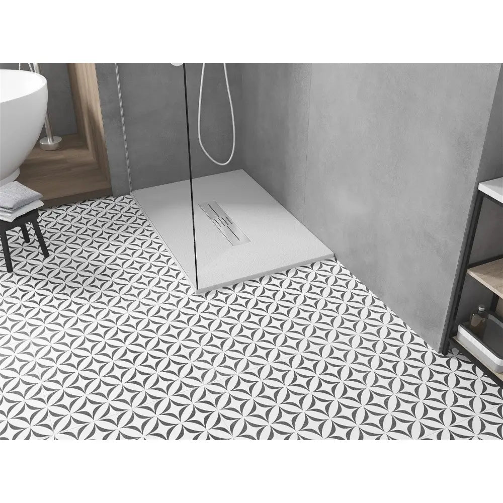 Toro Rektangulært Smc-dusjbrett 100x90 Cm Hvit