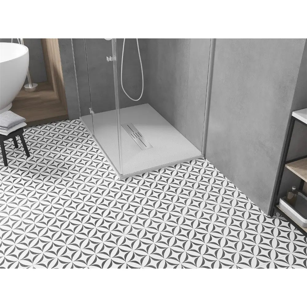 Toro Rektangulært Smc-dusjbrett 100x90 Cm Hvit