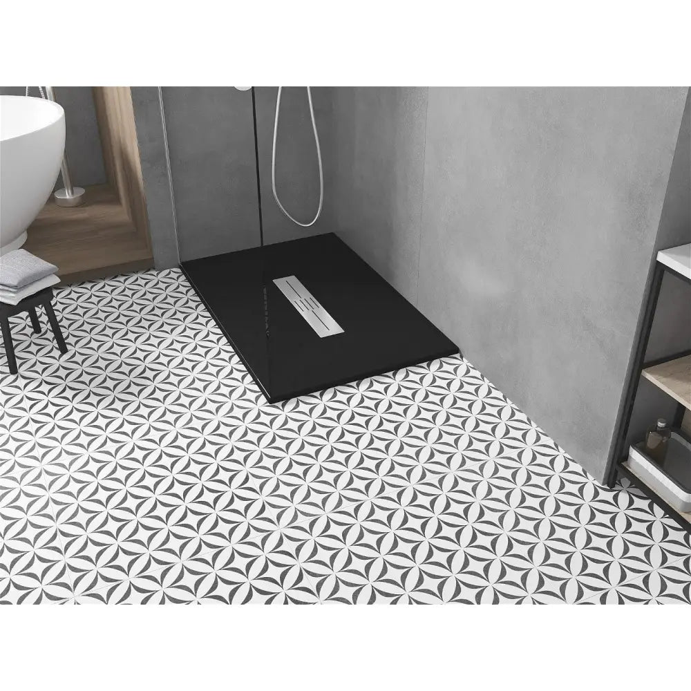 Toro Rektangulært Smc-dusjbrett 120x80 Cm Svart