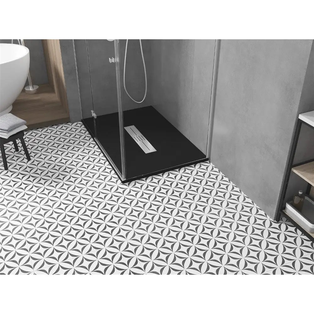Toro Rektangulært Smc-dusjbrett 120x80 Cm Svart