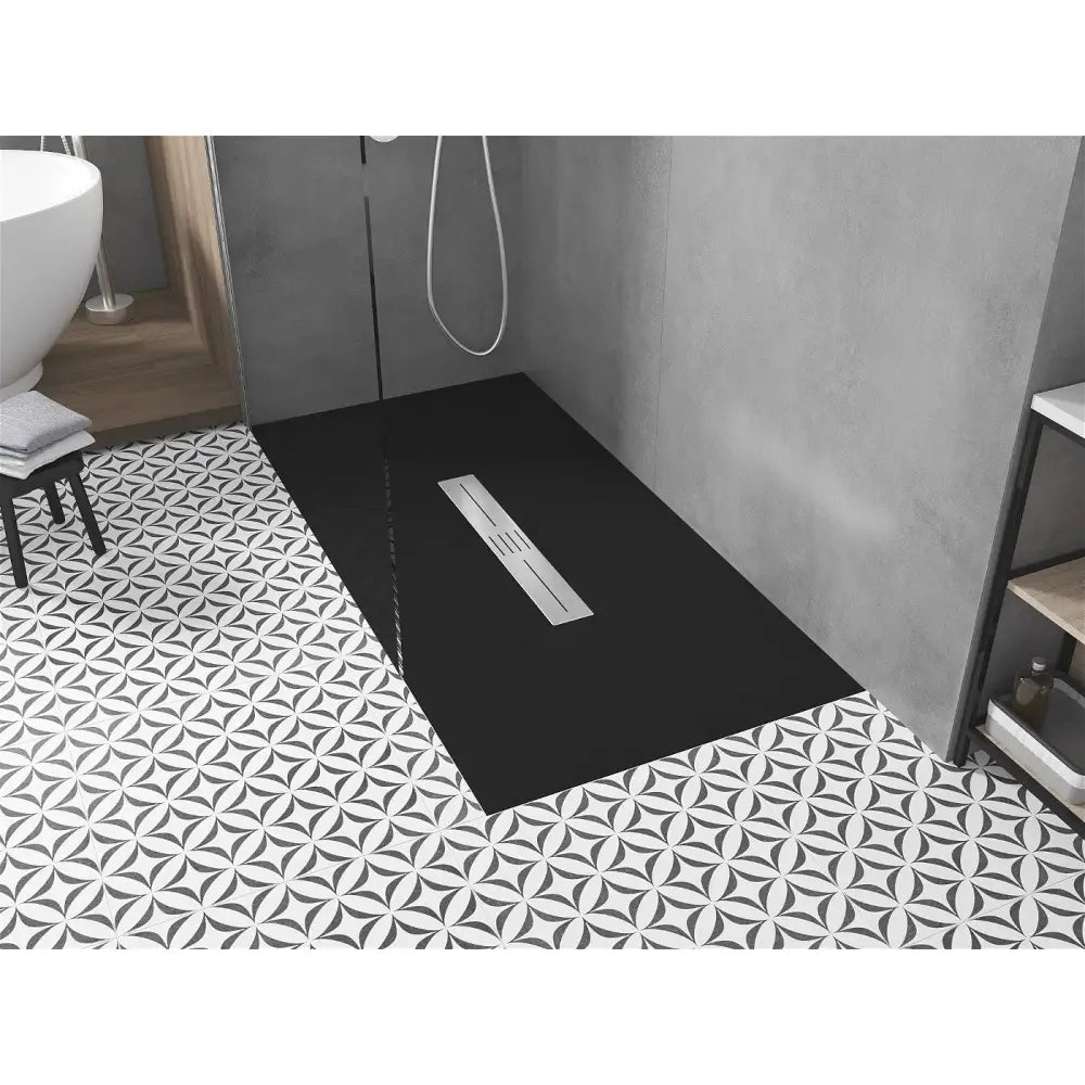 Toro Rektangulært Smc-dusjbrett 200x80 Cm Svart